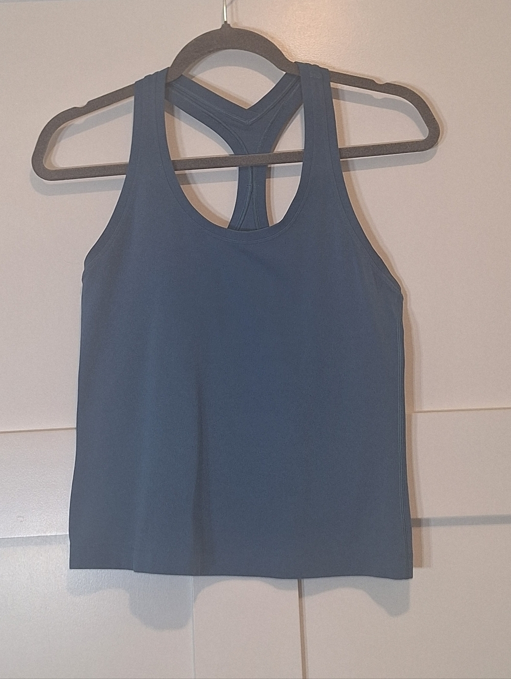 Lululemon Athletica Align Waist Length Racerback Tank Top Blue Size 2